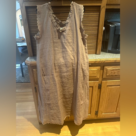 Dazed but Amazed Dresses & Skirts - Dazed but Amazed Linen Slip Dress, NEW!
